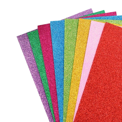 Papel EVA com Glitter